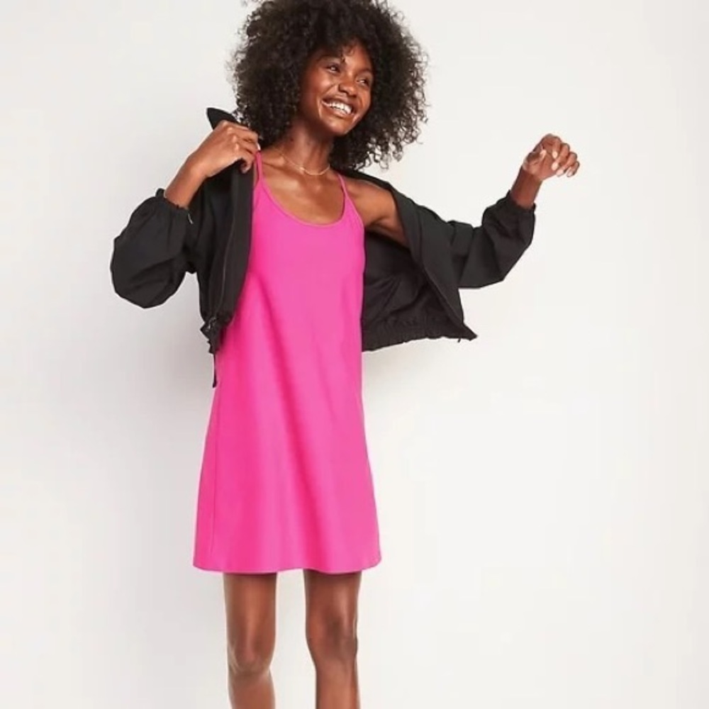 Exercise dress! Hot pink, size S - TALL
